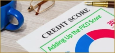 A report for a credit score.