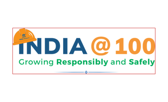 India @100 logo